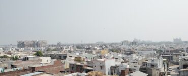 Solar panels on a rooftop in Pakistan
