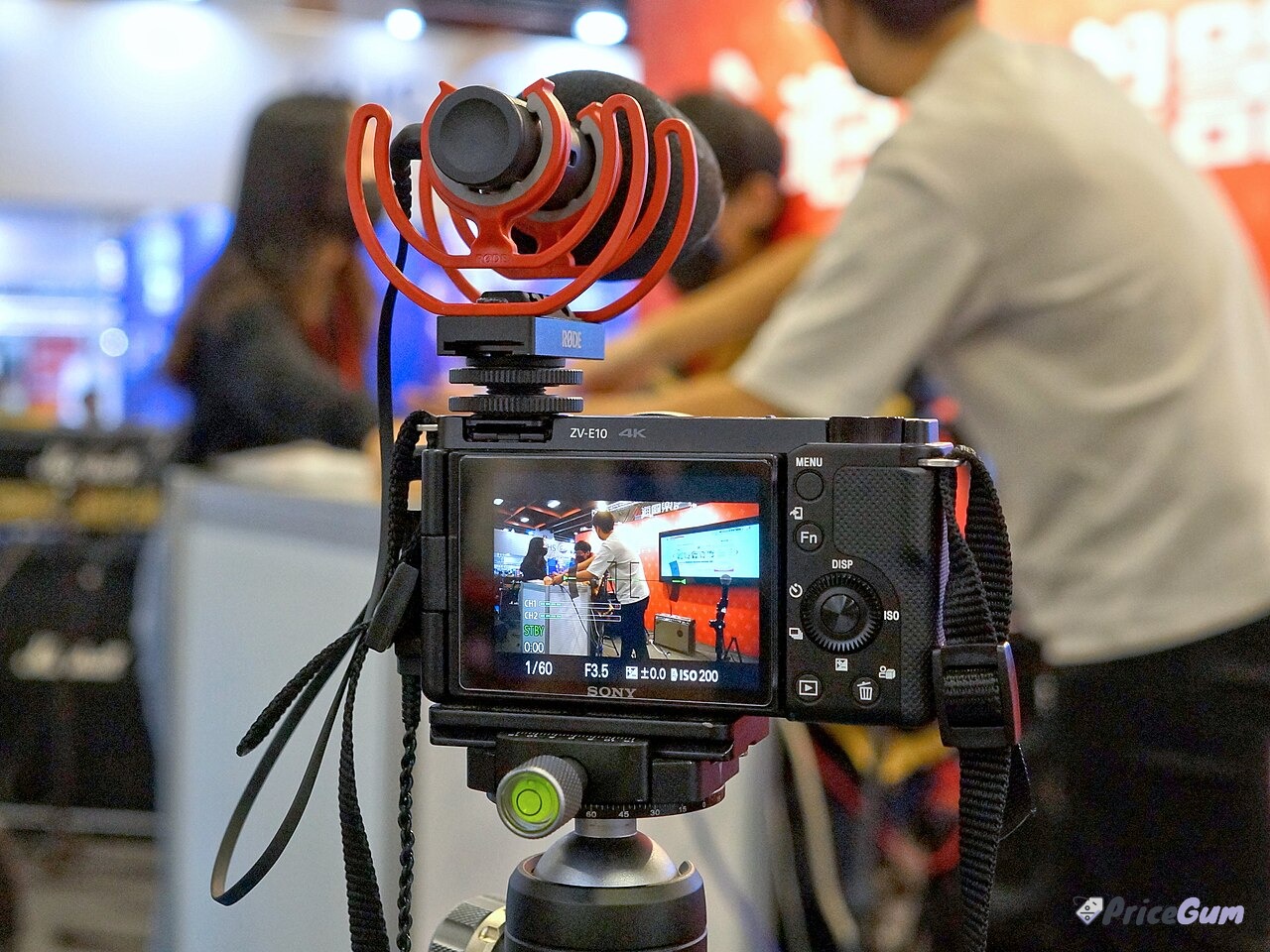 Sony ZV-E10 recording video with an external microphone