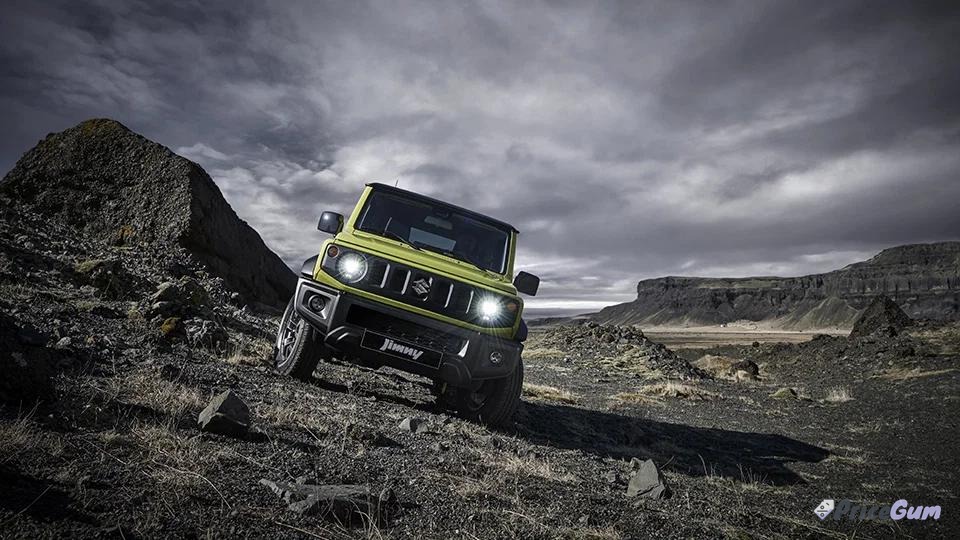 Suzuki Jimny driving offroad