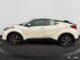 Toyota C-HR white compact crossover side view