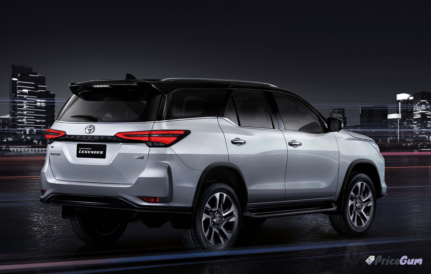 Toyota Fortuner Legender rear view in Pakistan