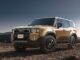 Toyota Land Cruiser Prado LC250 front three-quarter view in desert