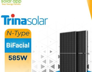 Trina Solar panel price in Pakistan, Vertex 585W N-type bifacial solar panel