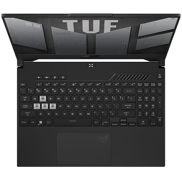 ASUS TUF Gaming F15 backlit keyboard and chassis detail