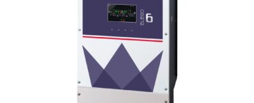 Crown Elego 6kW hybrid solar inverter front panel view