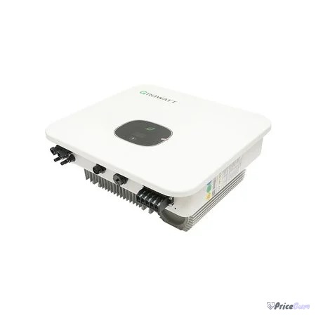 Growatt 10kW MOD 10KTL3-X inverter underside with DC connectors