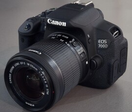 Canon EOS 700D DSLR camera