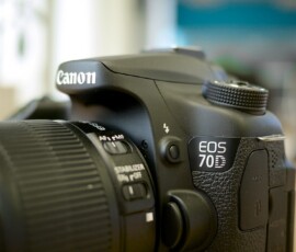 Canon EOS 70D DSLR camera